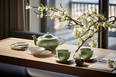 优雅静谧的中国茶具图片