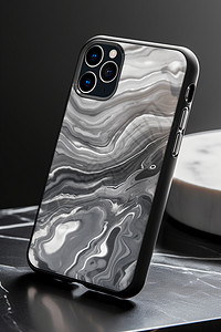 大理石旋涡的手机壳图片