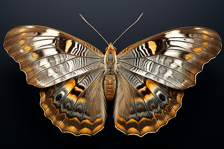 羽翼斑斓的蝴蝶图片