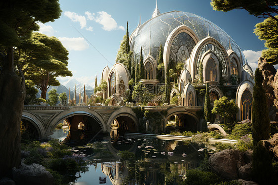 水晶宫未来景观图片