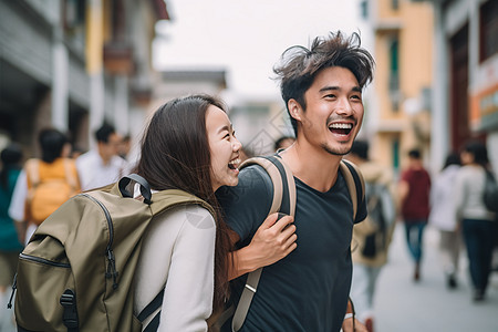 幸福的旅行者图片