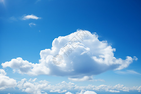 浩瀚天空的浮云图片