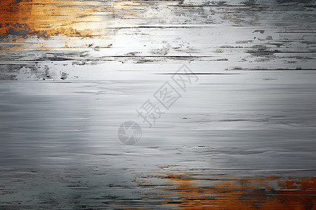 锈渍斑斑的金属墙图片