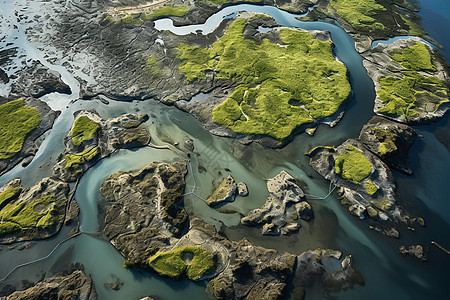 特色的河流地貌图片