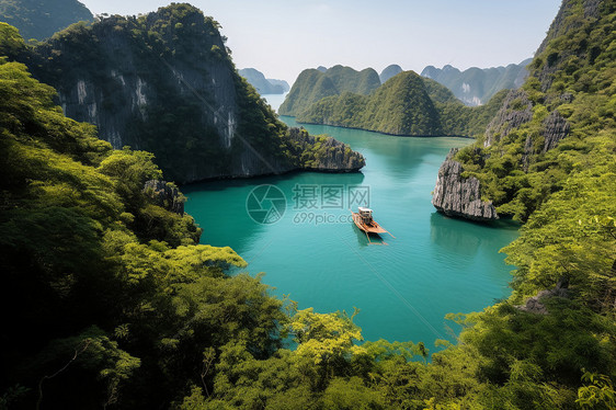 美丽海龙湾图片