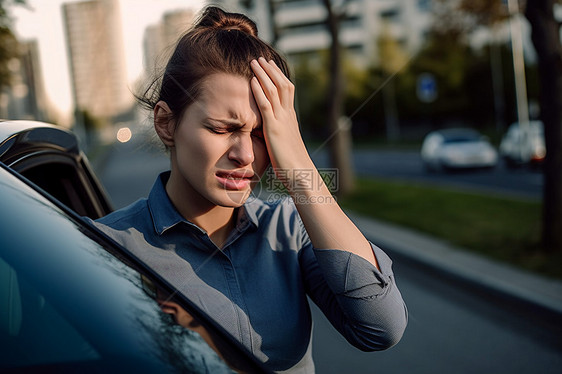 受到伤害的女人图片