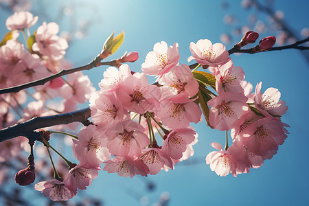 樱花盛开的春季景观图片