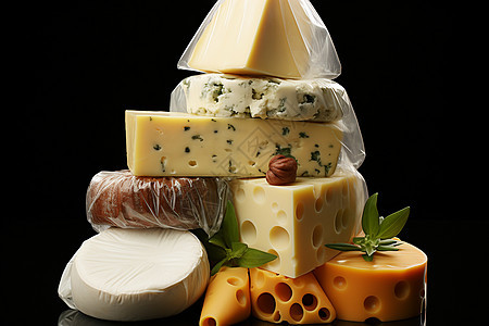 健康饮食的奶酪乳制品图片
