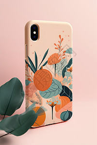 花与植物融合的手机壳图片