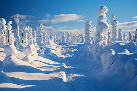 冬日的冰雪世界图片