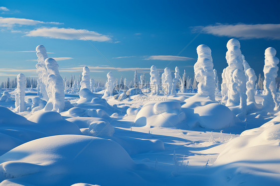 冬季的冰雪景观图片