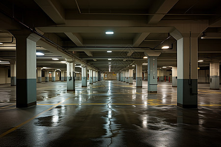 地下的停车场图片