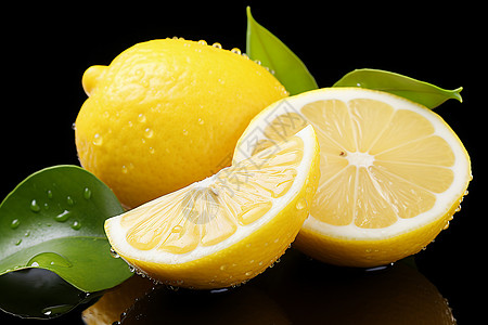 清新健康的柠檬图片