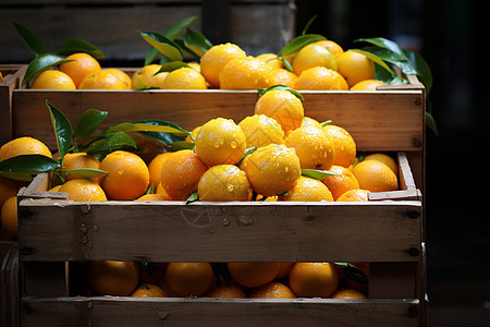 市集上的橙子图片