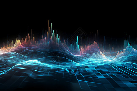 可视化声音波浪设计图片