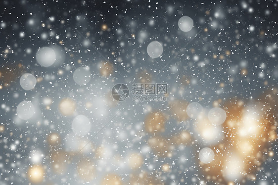 绚烂之美银雪创意背景图片