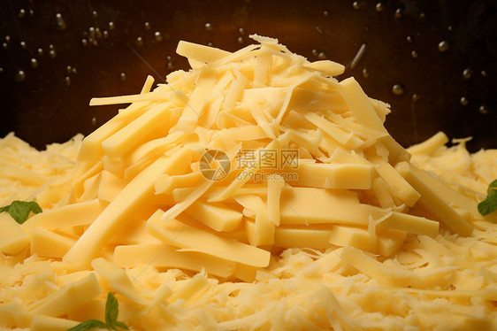 香味四溢的新鲜乳酪图片