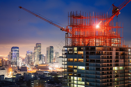 大型的工业建筑工地景观图片