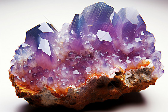 天然的紫水晶图片