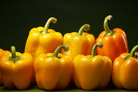 五彩斑斓的甜椒图片