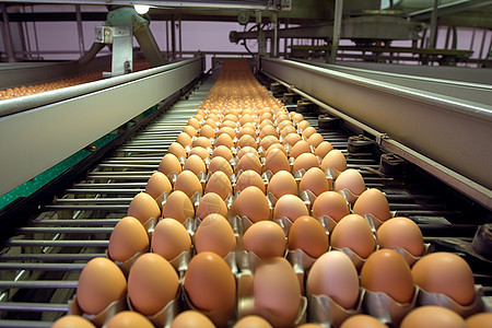 鸡蛋的现代工厂图片