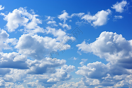 晴朗天空的云朵图片