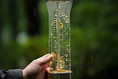 降水量户外降雨量测试背景