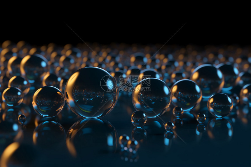 玻璃球艺术图片