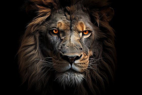 森林之王的狮子动物图片