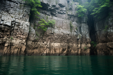 美丽的山间大峡谷景观图片