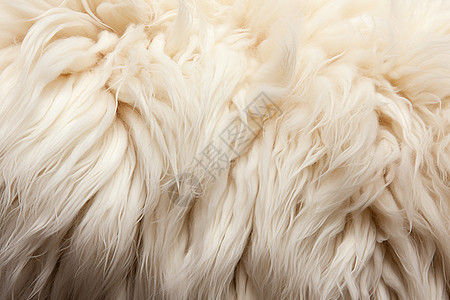 柔软的绵羊毛皮地毯图片