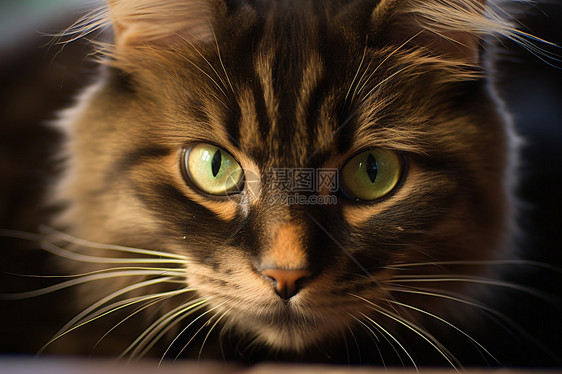 绿色眼睛的猫咪图片