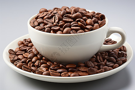 清晰高质感的咖啡豆图片