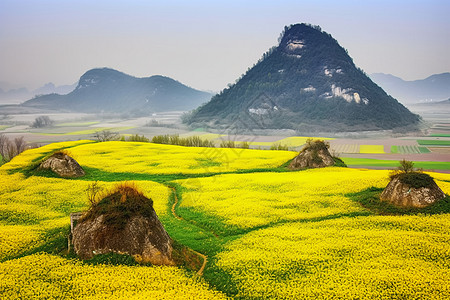 油菜花海图片