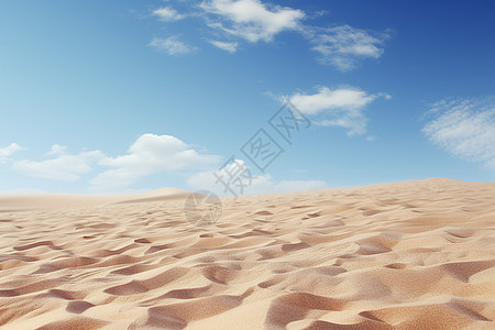 沙漠和蓝天相拼接图片
