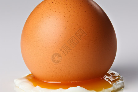 凝固的鸡蛋背景图片