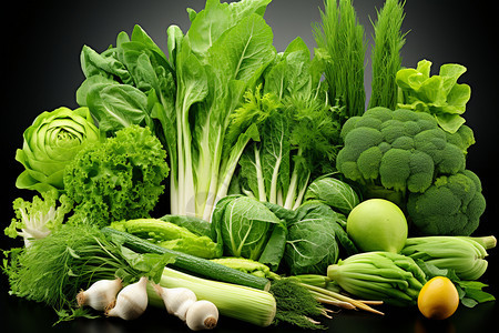 绿色蔬菜合集图片