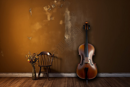 小提琴和大提琴图片