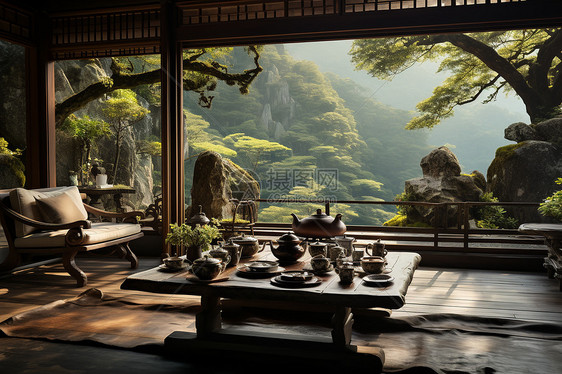 中国风茶馆图片