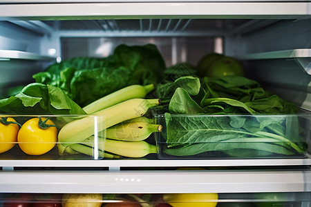冰箱里的蔬果图片