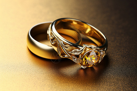 珍贵的钻石戒指高清图片