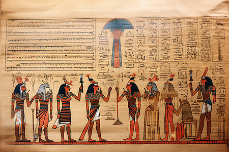 古老的埃及壁画图片
