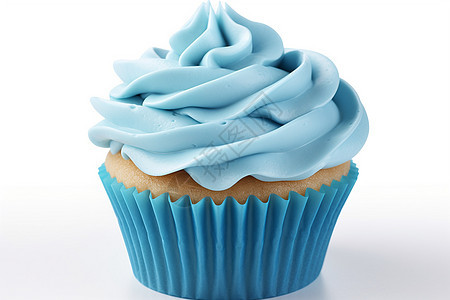 一块蓝色蛋糕图片