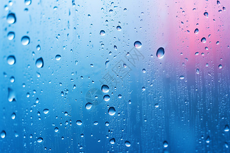玻璃雨雨中倒映设计图片