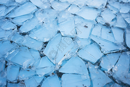 冰冻碎裂图片