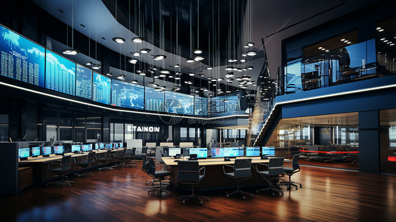 未来股票交易厅图片