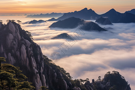 美丽的黄山风景图片