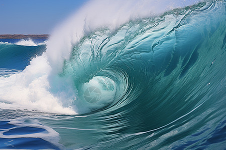 巨大的海浪背景图片