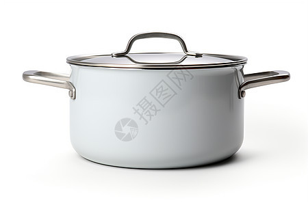 铝制品的锅具背景图片