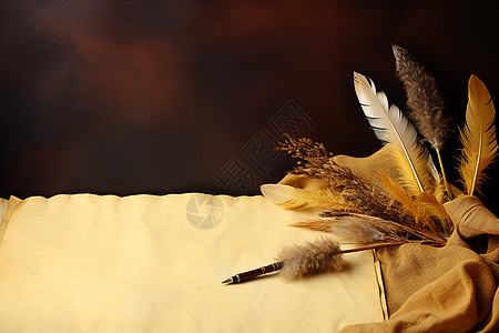 历史悠久的羽毛笔文化图片